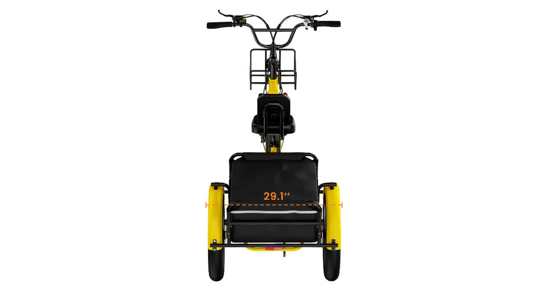 High-Capacity Durable E-Trike WHALE