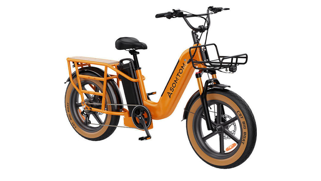Low-step Dual-battery Cargo E-Bike MAMMOTH