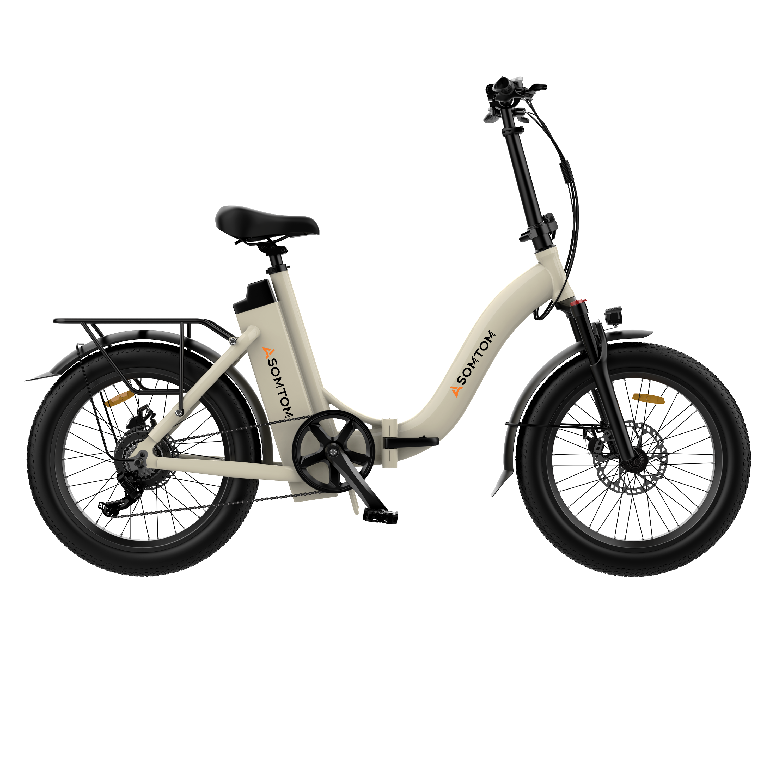 ASOMTOM S2 Folding Electric Bike | 350W Motor | 36V10Ah Battery | Lightweight Portable Commuter E-Bike