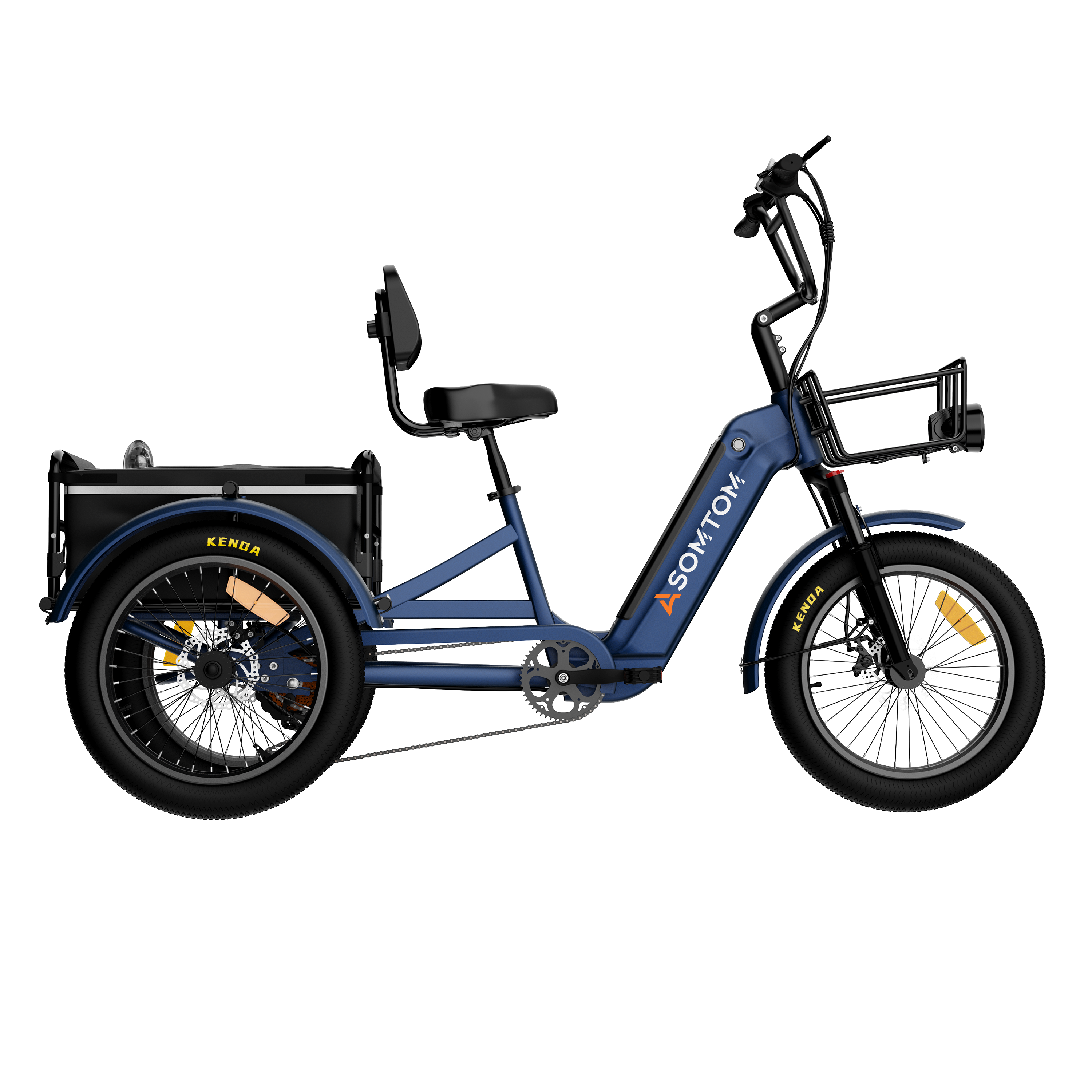reverse trike electric bicycle WHALE 2.0 Adult Electric Cargo Trike – 750W Motor, 48V 20Ah Battery –  Asomtom Electric Bike