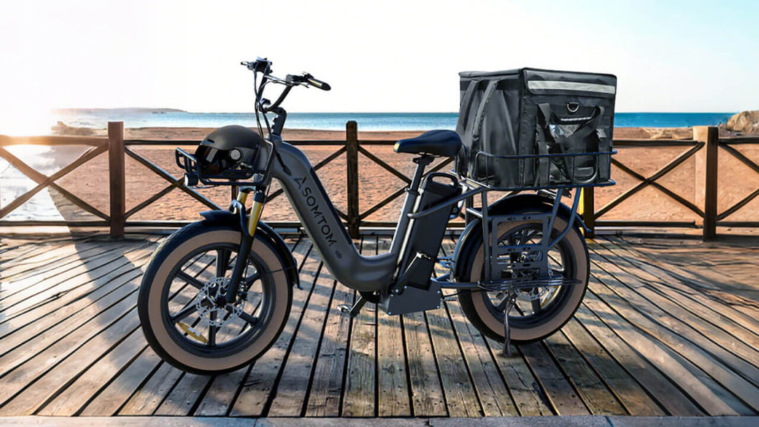 Low-step Dual-battery Cargo E-Bike MAMMOTH