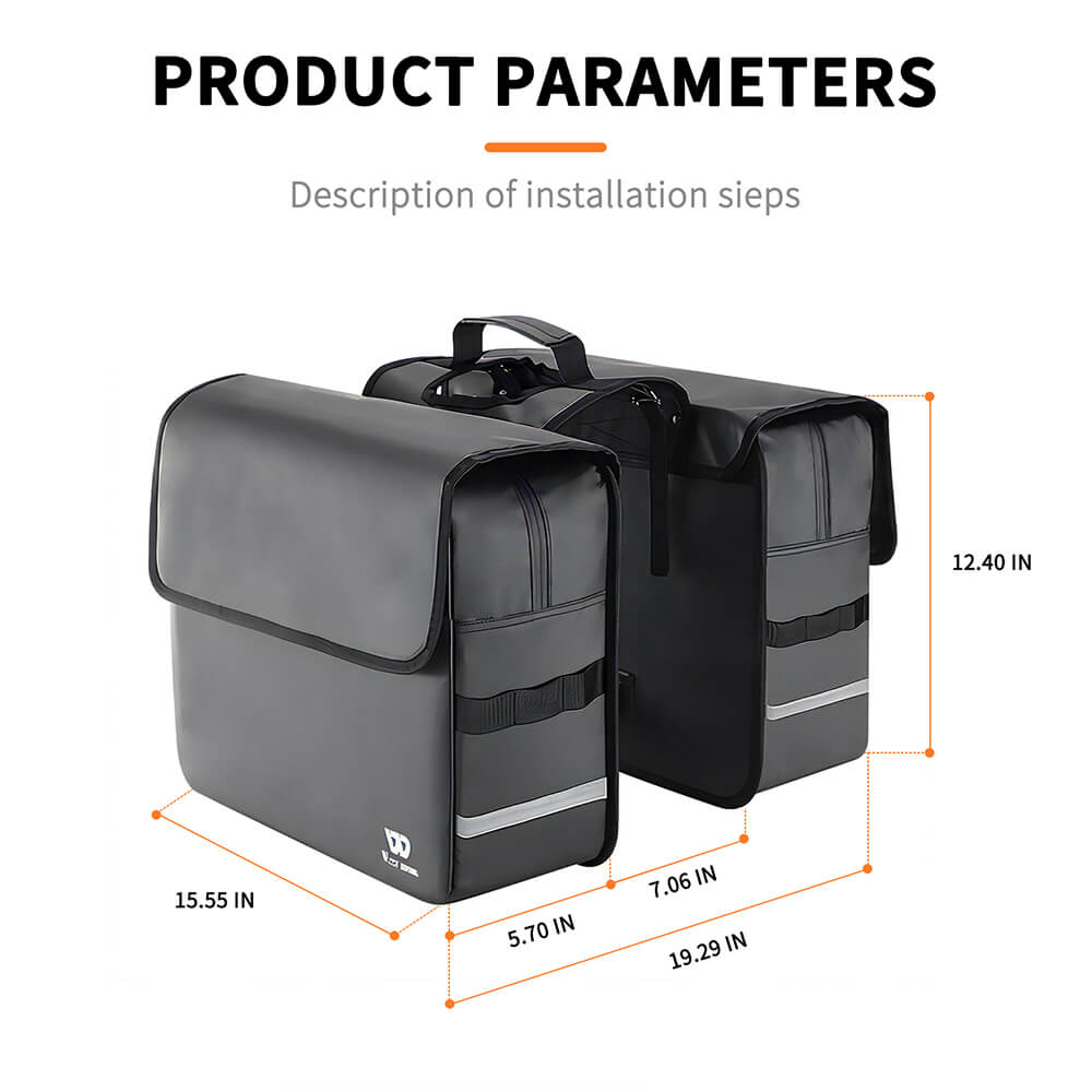 ASOMTOM Rack Side Bags - Asomtom Ebike