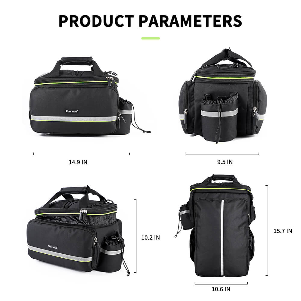 ASOMTOM Rear Top Bag - Asomtom Ebike