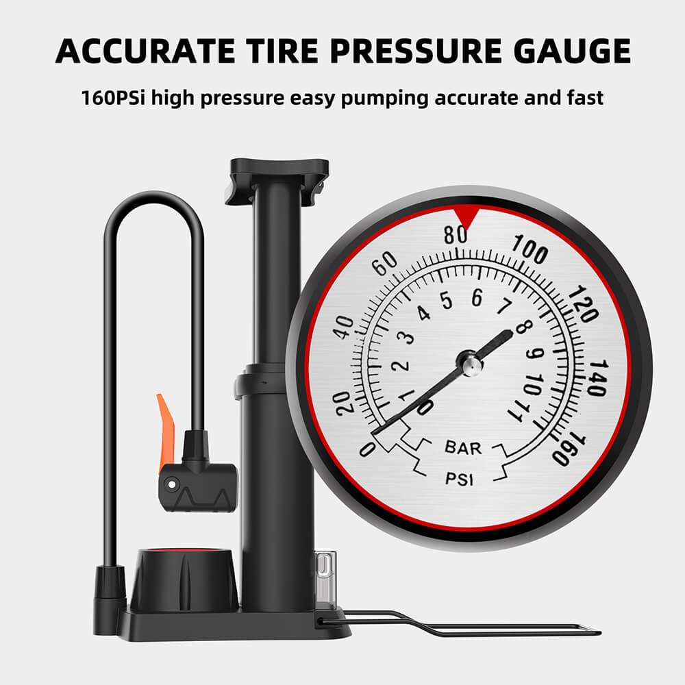Bike Floor Pump - Asomtom Ebike