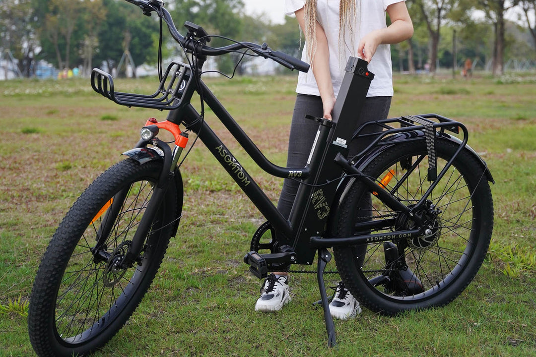 When should the battery of an electric bike be replaced?