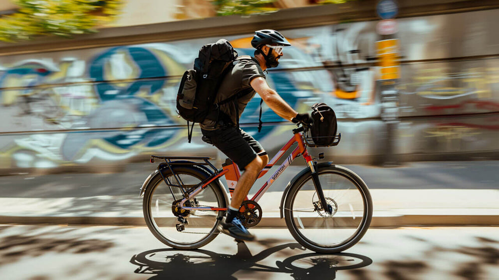 RV3 Orange Electric Bike – Elegant Urban Commuter