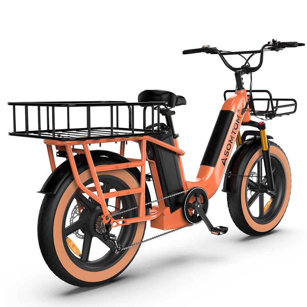 Low-step Dual-battery Cargo E-Bike MAMMOTH