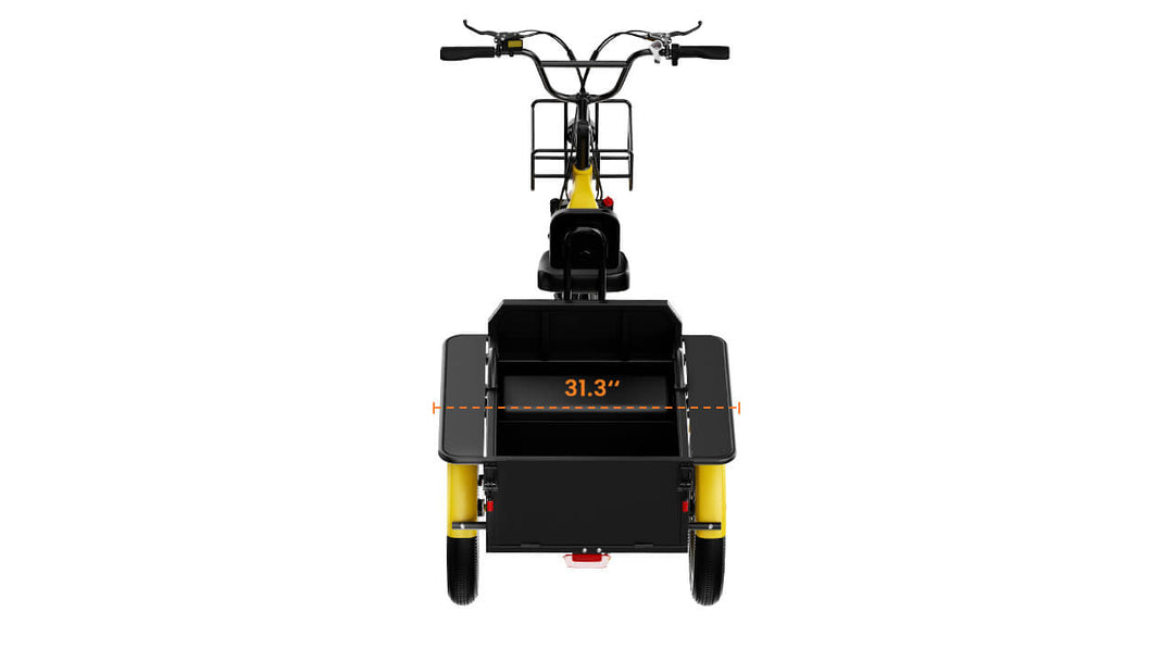 High-Capacity Durable E-Trike WHALE