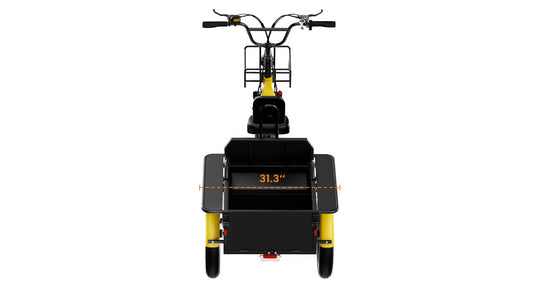 High-Capacity Durable E-Trike WHALE