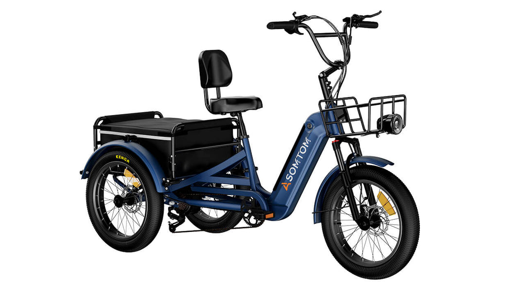 High-Capacity Durable E-Trike WHALE