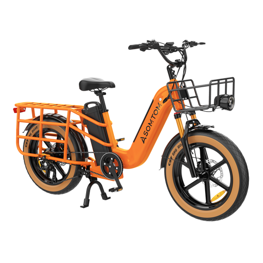 Low-step Dual-battery Cargo E-Bike MAMMOTH