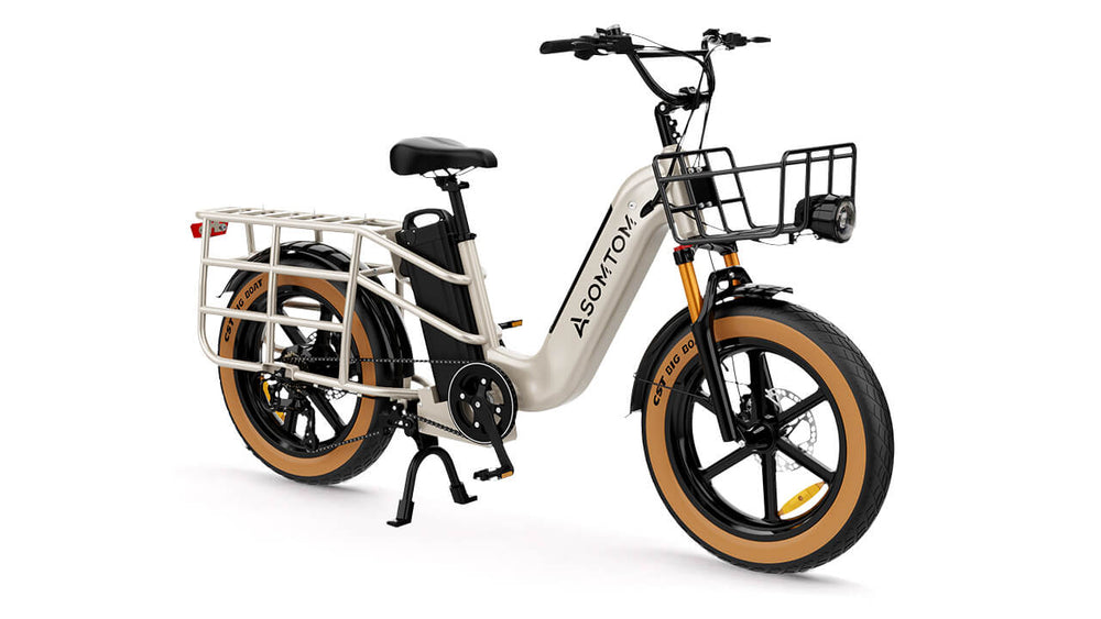 Low-step Dual-battery Cargo E-Bike MAMMOTH