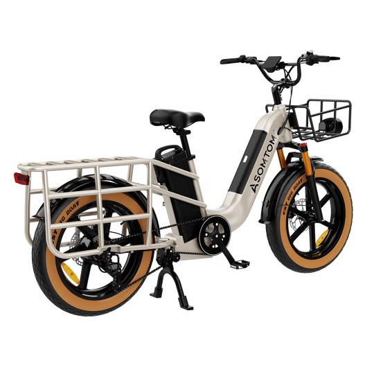 Low-step Dual-battery Cargo E-Bike MAMMOTH