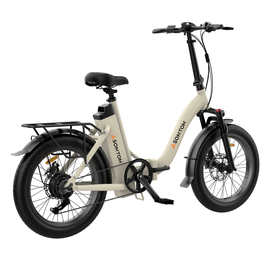 mini foldable electric bicycle Portable City Folding E-Bike S2 – Lightweight, Compact & Electric – Asomtom Electric Bike