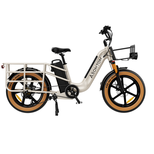 Low-step Dual-battery Cargo E-Bike MAMMOTH