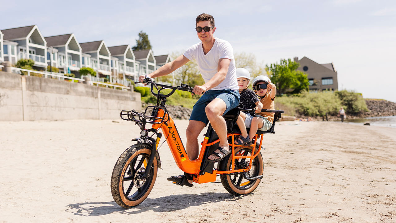 Mammoth Cargo E-Bike with Multi-Use Frame