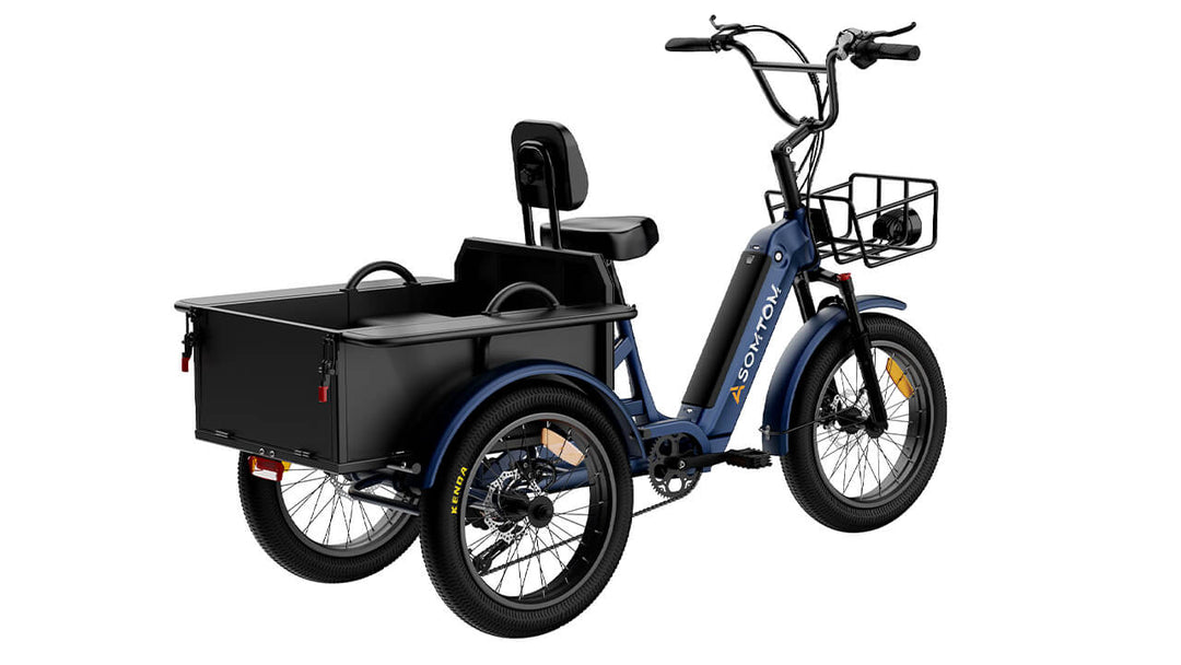 High-Capacity Durable E-Trike WHALE