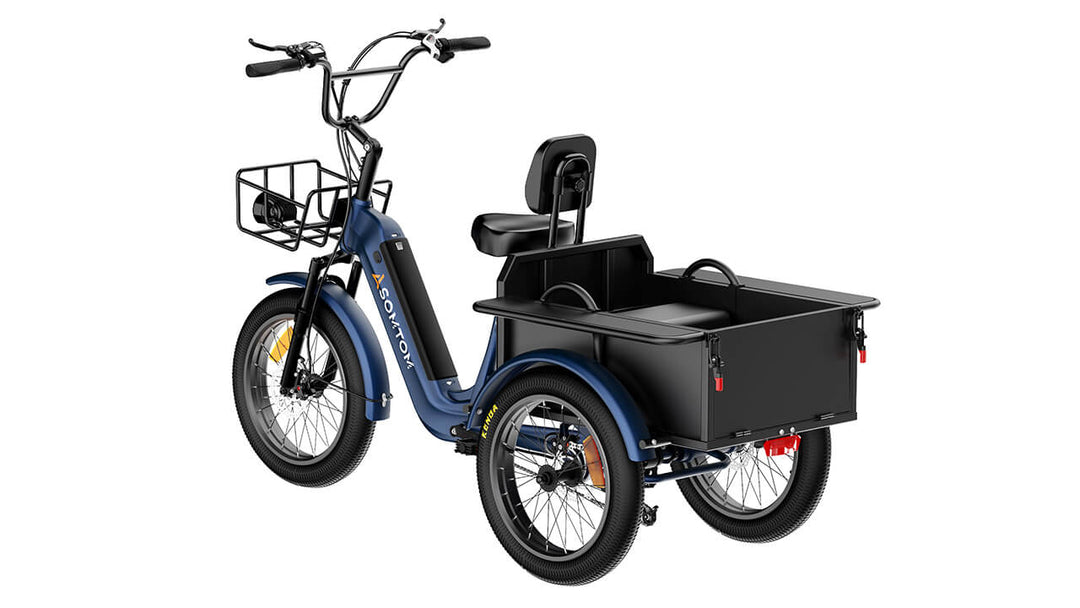 High-Capacity Durable E-Trike WHALE