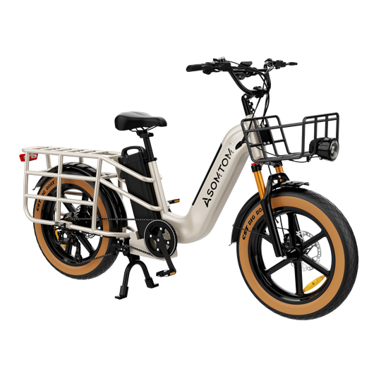 Low-step Dual-battery Cargo E-Bike MAMMOTH