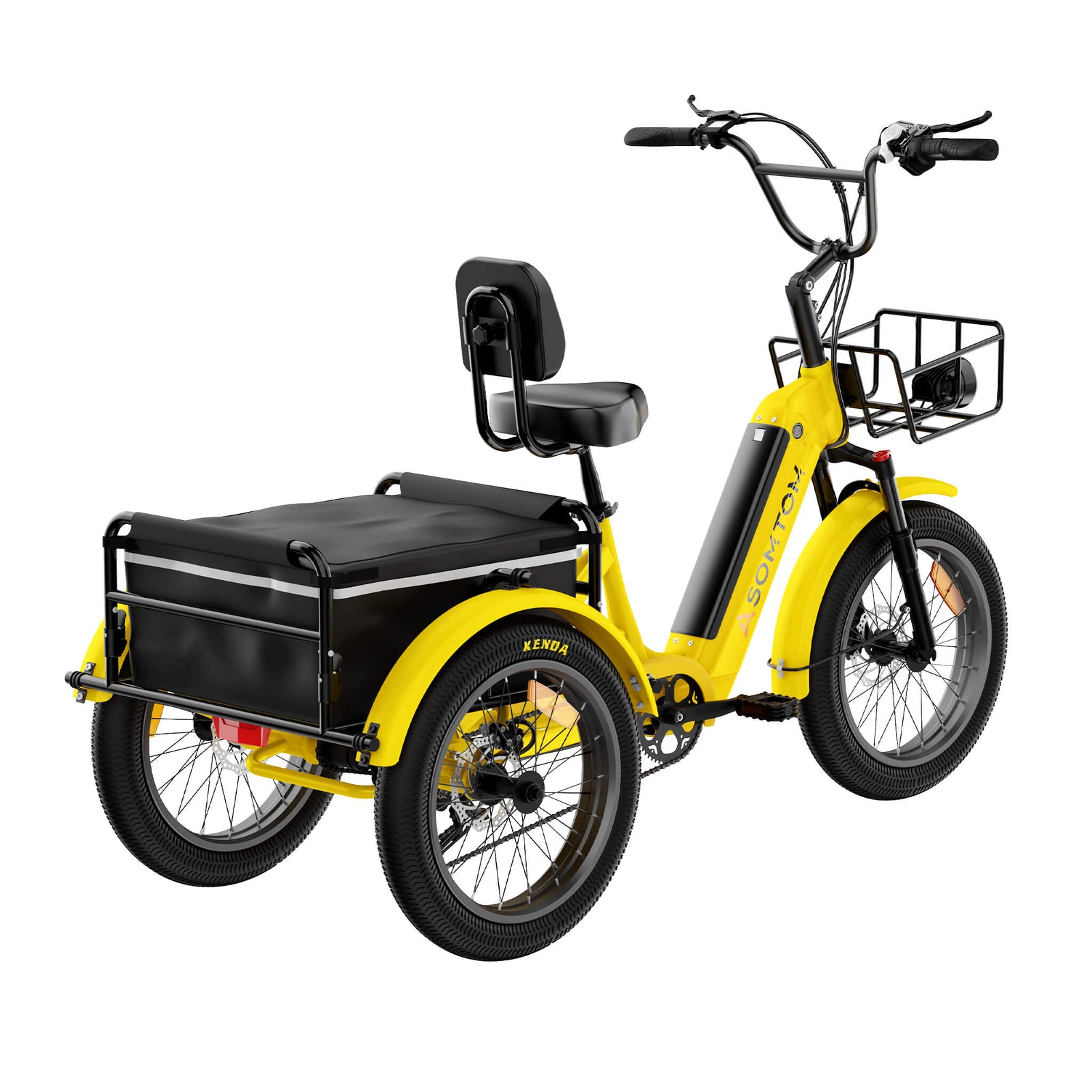 Adult 3-Wheel Cargo Ebike WHALE 2.0 - Asomtom Ebike