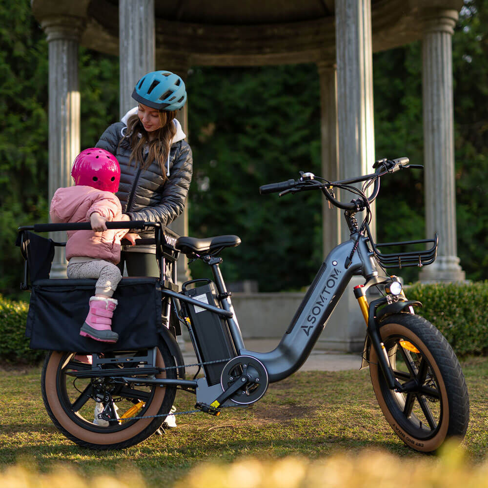 Dual-battery Cargo E-Bike MAMMOTH - Asomtom Ebike