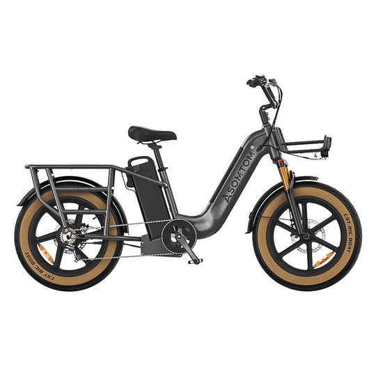 Dual-battery Cargo E-Bike MAMMOTH - Asomtom Ebike