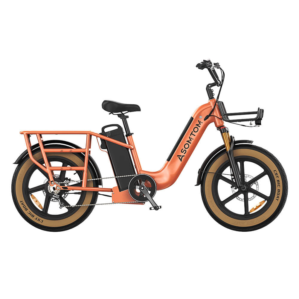 Dual-battery Cargo E-Bike MAMMOTH - Asomtom Ebike