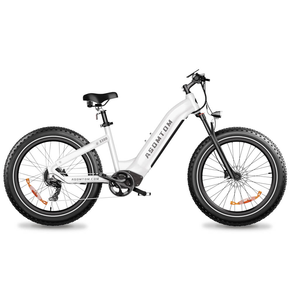 ASOMTOM E300 All-Terrain Electric Bike | 750W Motor, 60 Mile Range ASOMTOM E300 All-Terrain Electric Bike | 750W Motor, 60 Mile Range